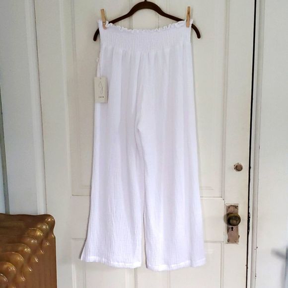 Joie Pants - Joie Gauzy Wide Leg Pull On Pants